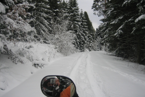 neige hiver auvergne quad