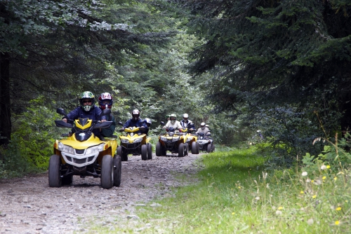 Sortie quad en fôret